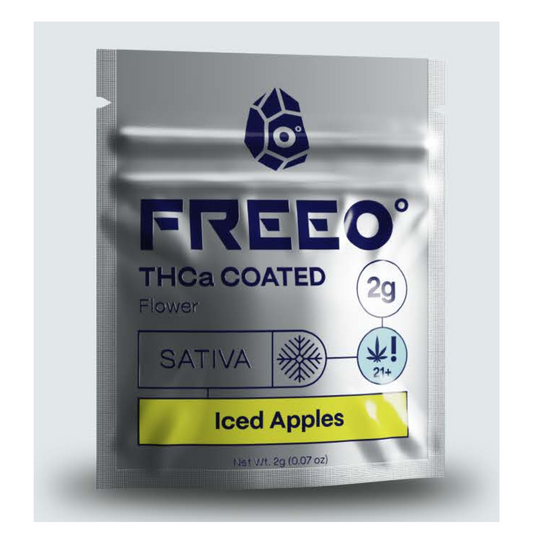 "Iced Apples" Freeo 2 gram coated flower